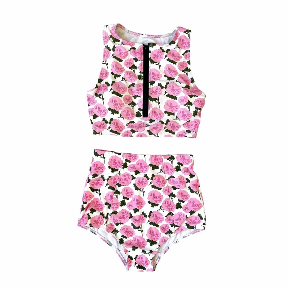 Kingdom & State Rare Floral Rose Tankini Bikini